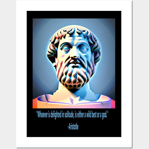 Aristotle Quote Wall Art by Trip Tank